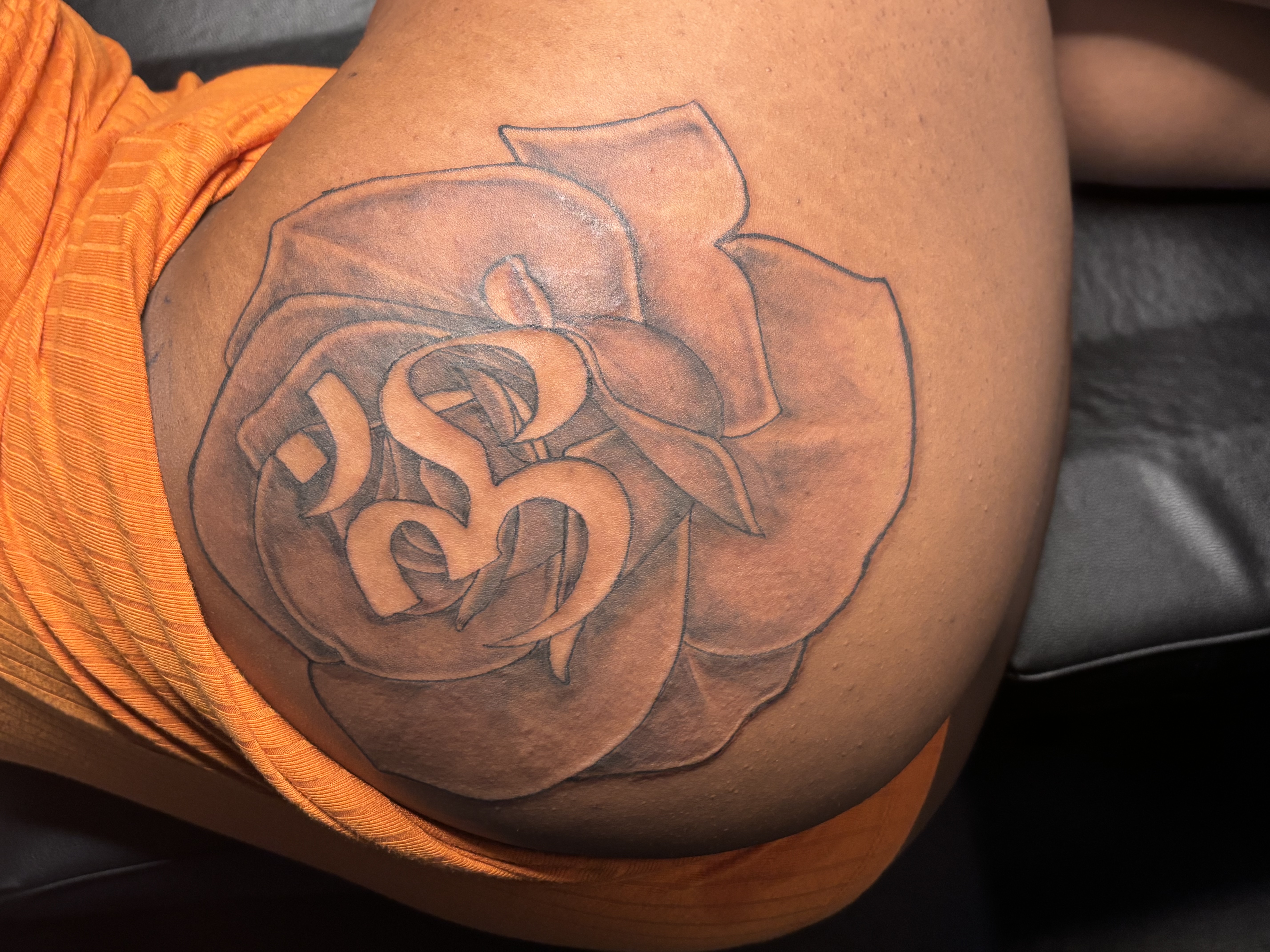 Floral + Symbolic rose tattoo on Hip by Murda_Innk on TattMe