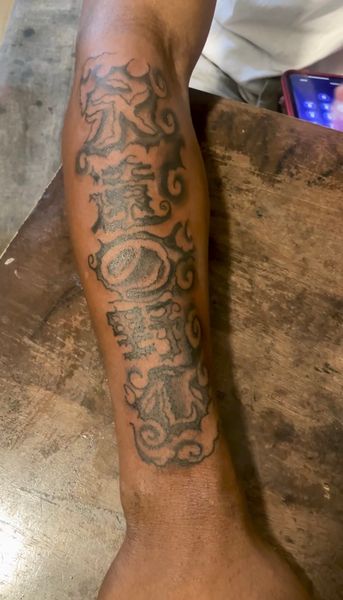 Anime qrtr sleeve tattoo by ink_bykey on TattMe