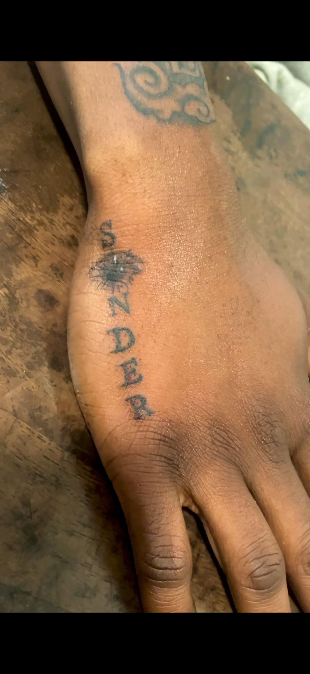 Minimalist hand tattoo tattoo by ink_bykey on TattMe